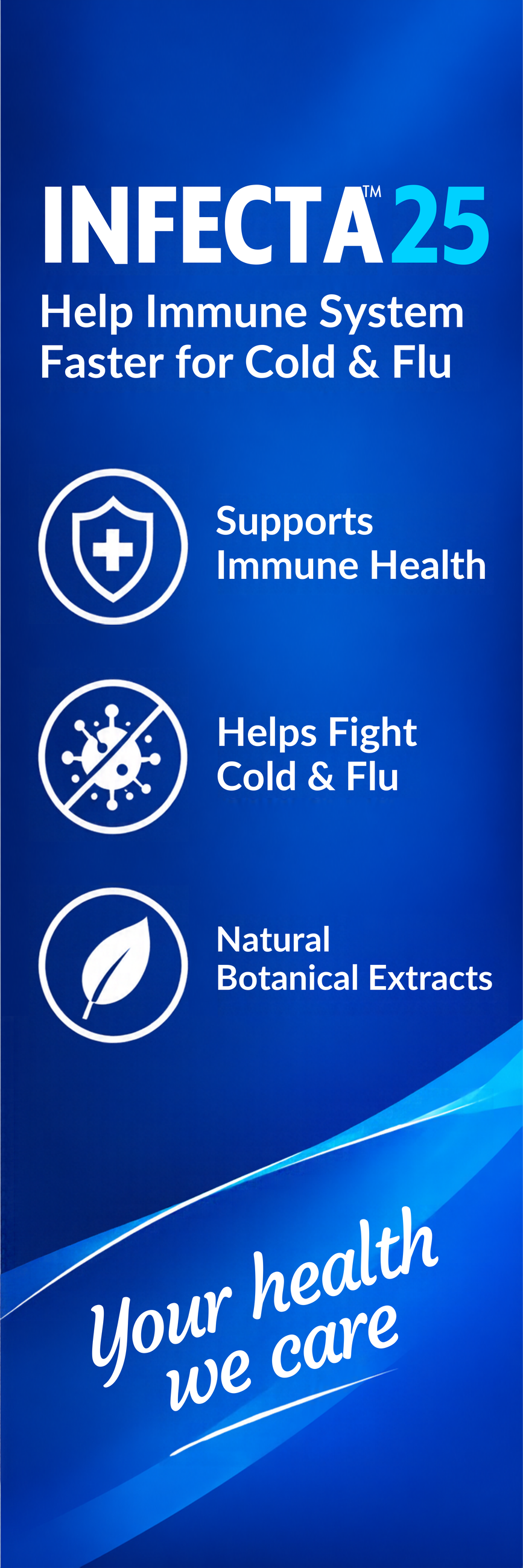 Infecta 25 package, left side panel